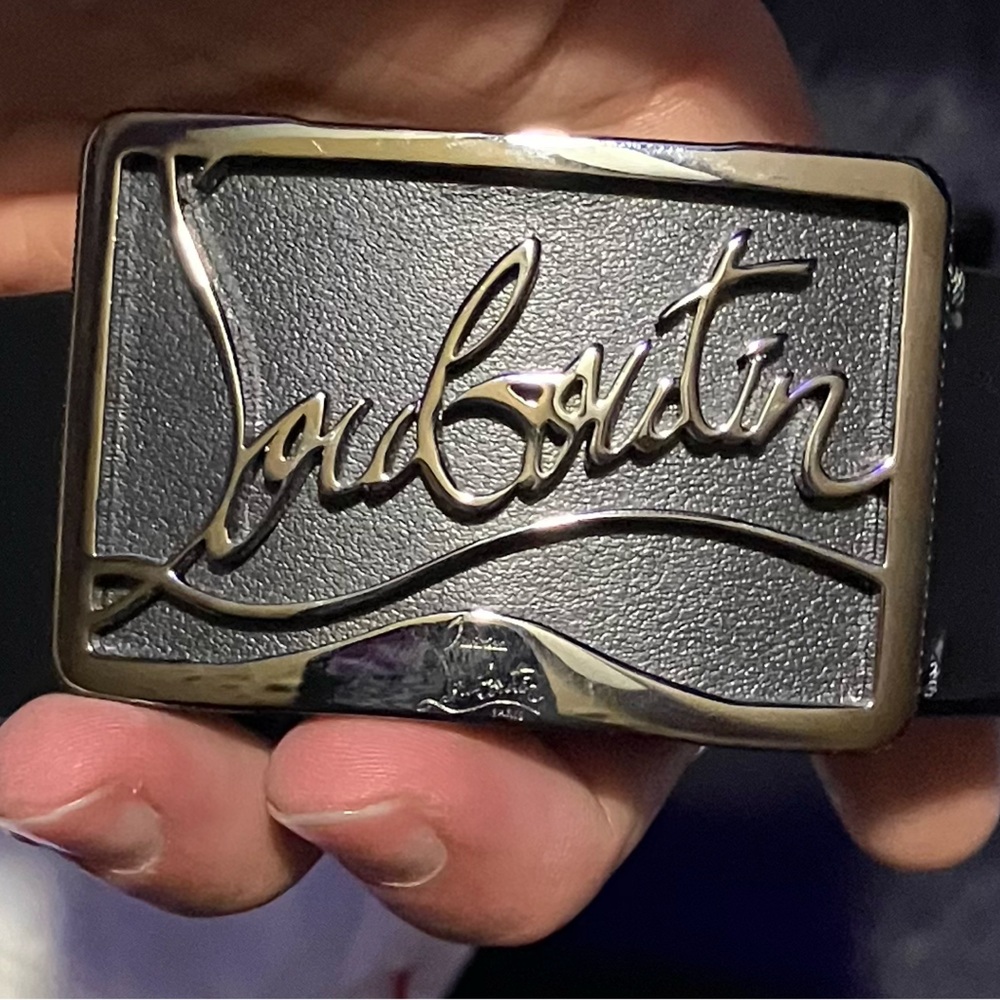Christian LouBoutin Ricky belt & buckle